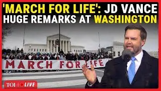 JD Vance LIVE | Trump's V-P Shocks Americans At Largest Human Rights Rally In Washington