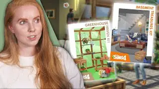 New kits! Basement Treasures and Greenhouse Heaven 😍 | The Sims 4 Overview