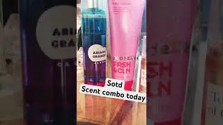 Scent of the day using products from project use it up check out my videos #shorts #bathandbodyworks