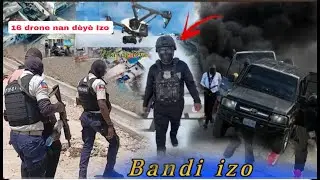 Lapolis finalman atake Vilaj de Dye, Yo sènen Izo ak 16 drone