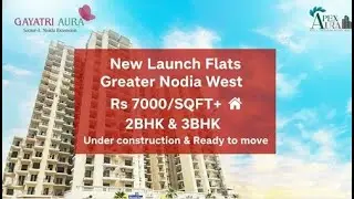 New Launch Apex Aura, Sector 1 Greater Noida West |☎️9560955050-  Get 2BHK/3BHK Flats at Best Price!