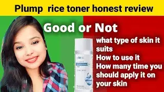 Plump Rice Toner is worthhead to buy #PulmpRiceToner #SkincareReview #TonerReview