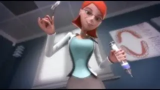 VAMPIRE'S CROWN (HD) Sexy Dentist fixes a tooth, hilarious animated film