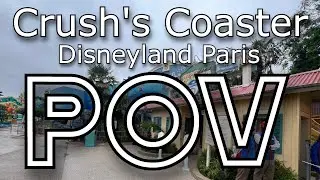 Crush’s Coaster – Full Ride POV | Disneyland Paris
