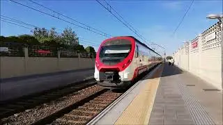 TRENES DE CERCANIAS UT 446-UT 450-CIVIA 465 Y CAMELLO 592 CON SERVICIO CIVIS