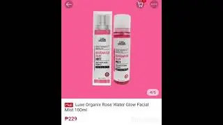 Watson | Luxe Organix Rose Water Glow Facial Mist 100ml