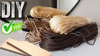 🔊УДИВИЛА ВСЕХ! 💥КРАСОТА ЗА КОПЕЙКИ ИЗ ПАЛОЧЕК, ВЕРЕВКИ, КАНАТА и доступных материалов своими руками.