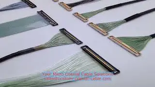 macbook lvds connector IPEX 20738-012E-01 micro-coax camera cable 36 AWG high flex holley ls swap wi