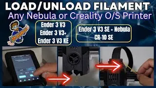 Jak ZAŁADOWAĆ/WYŁADOWAĆ filament w drukarkach Creality Ender 3 V3/KE/Plus, CR10-SE i Nebula Pad &ndash;...