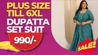 Plus Size‼️Heavy Designer Suits in just ₹990✨💖 |XL to 6XL |Wholesale Price