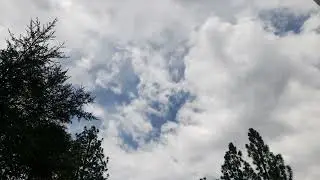 Turbulent Sky Above Barrett Bear City California 69 Lightning Strikes on Mountain & Desert Slopes.