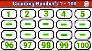 Learn Numbers 1–100 | Counting songs for preschool | Easy Number Counting for Kids 👶✨