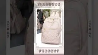 Minimalist Urban Style Student Backpack