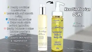 Kerstin Florian Dupe Aromatherapy Organic Lavender Bath & Body Oil Just 4 ingredients