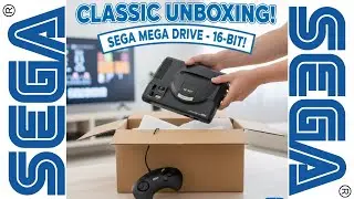 ASMR Nostalgia TRIP! 📦 Unboxing the Sega Mega Drive (16 bit) | Tapping & Box Sounds