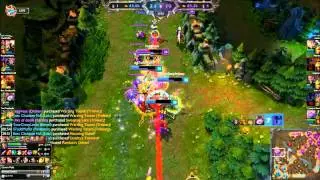 Lux Quadra Kill with Ultimate!