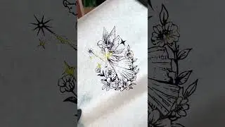 Printed My Own Tattoo Stencil at Home 🖨️🖤#tattoo #tattooartist #tattoos