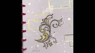 New Plan With Me Video Posted!#beforethepen #diy #classicplanner #discboundplanner