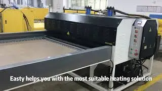 Large Format Heat Press | Dual Platen Heat Transfer Machine | Double Shuttle Press | Easty EDP Press