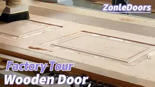 Interior Doors Factory Tour: Chinese Solid Ply Wood PVC HDF MDF HPL Slinding Barn Hidden Doors