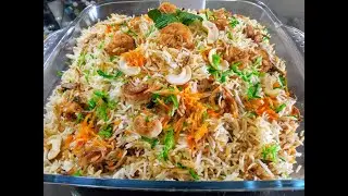 Layered Prawns Biryani | Dum Prawns Biryani ||Jaya's Food Palace||