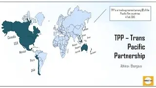 What is Trans Pacific Partnership? for UPSC IAS MAINS