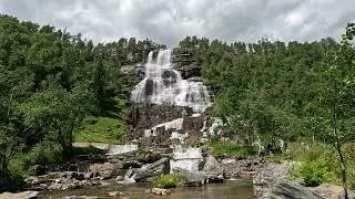 №29 Незабываемая Норвегия.Unforgettable Norway.Tvindefossen.Tvinde waterfall.Водопад Tvinde