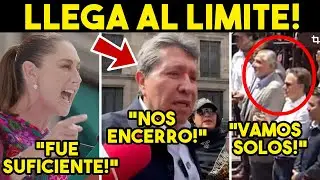 ARDE TROYA! TRUENA MONREAL POR CORRALITO EN ZOCALO. CLAUDIA APRIETA, DICE ADIOS. HOY