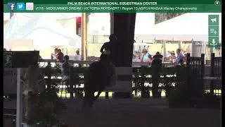 Midsummer Dream (Puck) & Victoria Rotsaert ASPCA Maclay RegionalChampionship Region 10
