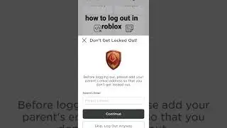 how log out in roblox