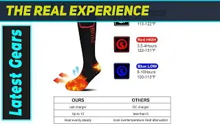 SAVIOR HEAT Heated Socks: Ultimate Winter Foot Warmth!
