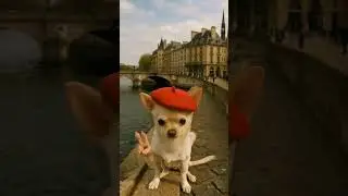 🐶✌️ Мирный пёс от AI!  #artvideo