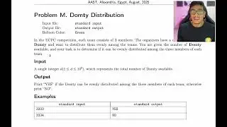 حل مسألة M: Domty Distribution من ECPC 2025 &ndash; Day 4 | شرح خطوة بخطوة
