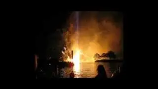 Disney`s Epcot Illuminations FIREWORKS DISPLAY.