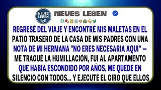 Regresé De Mi Viaje De Trabajo Y Mi Hermana Me Echó Con Una Nota; Me Quedé En Silencio Y Luego…
