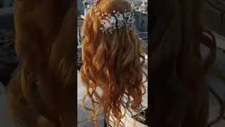 Party hair style💗 wedding session #partyhairstyle  
