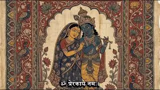 ॐ प्रेरकाय नमः | Radha Krishna Divine Mantra | One Hour Jaap | Krishna Bhakti Meditation