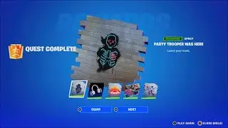 FREE Party Trooper Was Here SPRAY & More UNLOCKED! Did you get it?😃