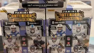 Going Puka Nacua auto hunting in 2023 contenders hobby Blasters 