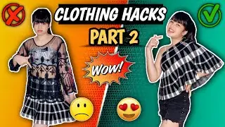 TRYING CLOTHES HACKS 👗✨ PART 2|*GONE WRONG*| RIVA ARORA
