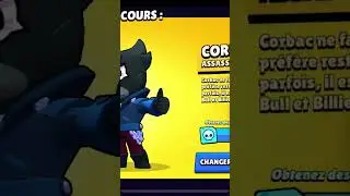J&rsquo;ai d&eacute;block&eacute; corbac sur Brawl Stars. Plus que 4 &agrave; avoir🔥#brawlstars #corbac #gaming