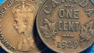 1929 Canada One Cent Coin
