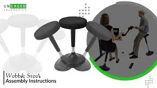Wobble Stool Assembly Video | How to assemble the wobble stool a balance and standing desk stool