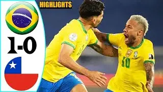 brazil vs chile || brazil vs chile 1-0 highlights || brazil vs chile 2021 highlights