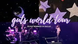 [concert vlog] guts world tour in dallas 🎸 olivia rodrigo, 4K clips, entire setlist