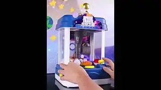 KB310833 Mini claw dolls clip game toy music grabbing machine for kids