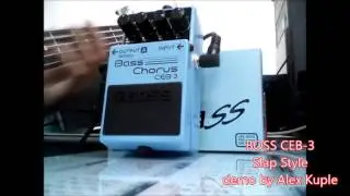 BOSS CEB-3 Slap Style demo by Alex Kuple