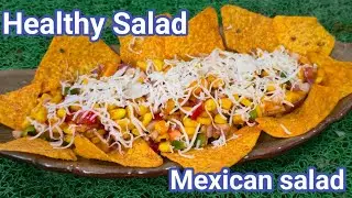 Mexican salad | Healthy Salad Recipe |Mexican veg table Corn  salad | colorful salad