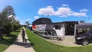 VR360. Insta360 X3. Time Lapse, cycling.