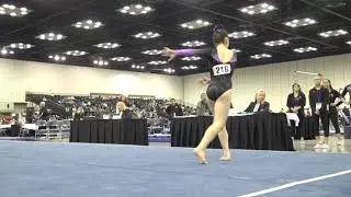 JrB Hailey Klein, Flips | L10 Floor 2019 JO Nationals